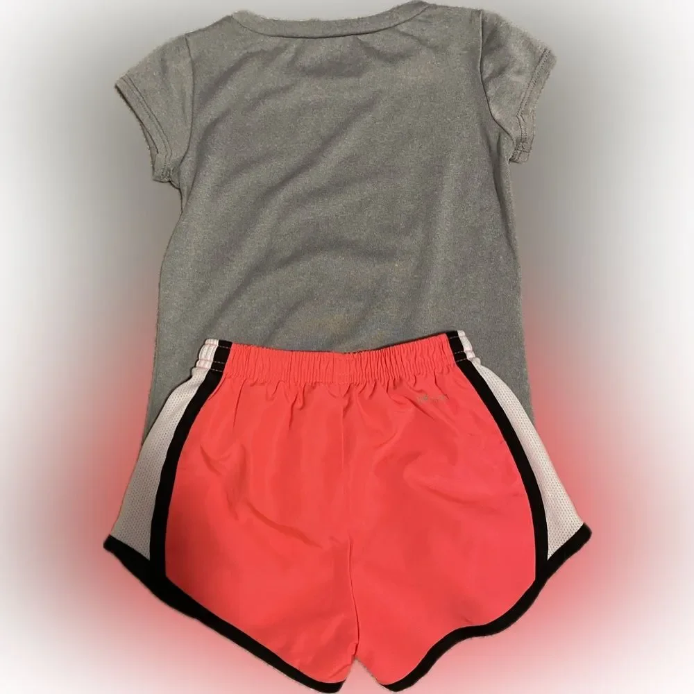 Nike 4T 'JUST DO IT' Shirt with Matching Shorts - Picture 2 of 4